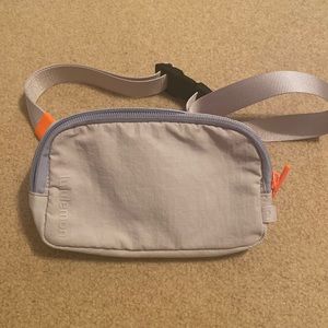 Lululemon Mini EBB Everywhere Belt Bag Vapor Grey/Orange/Blue